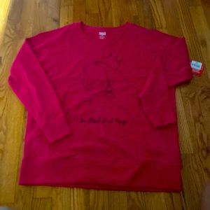 🔥 New red sweater with positive black girl message.